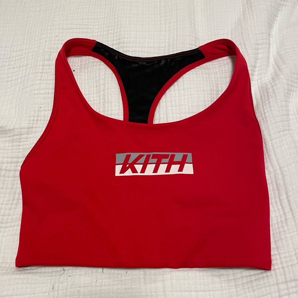 Kith Red Racer Sports Bra